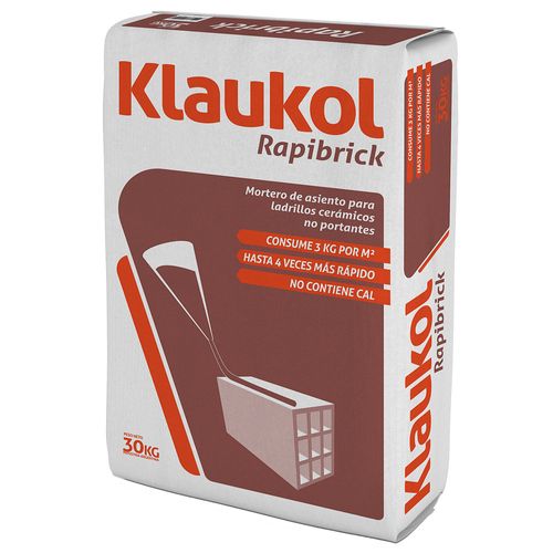 Mortero De Elevación Rapibrick 30 Kg Sika
