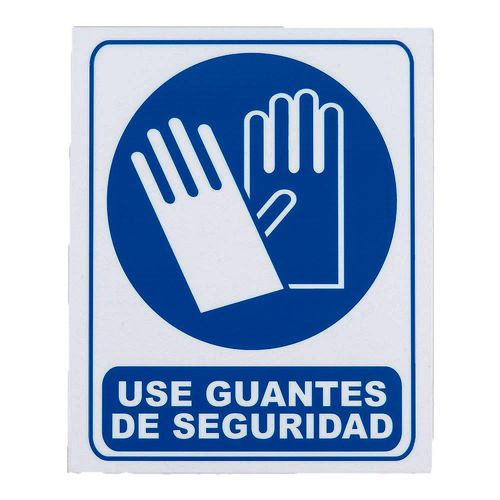 Cartel Señaletica Use Guantes 25x30