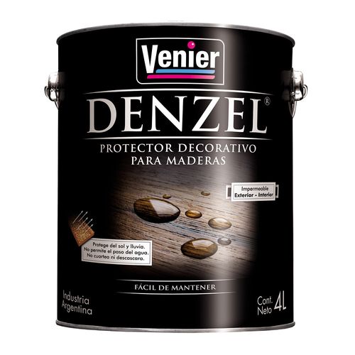 Impregnantes Lasur Denzel Nogal Satinado 4Lts Venier