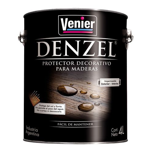 Impregnantes Lasur Denzel Oscuro Satinado 4Lts Venier