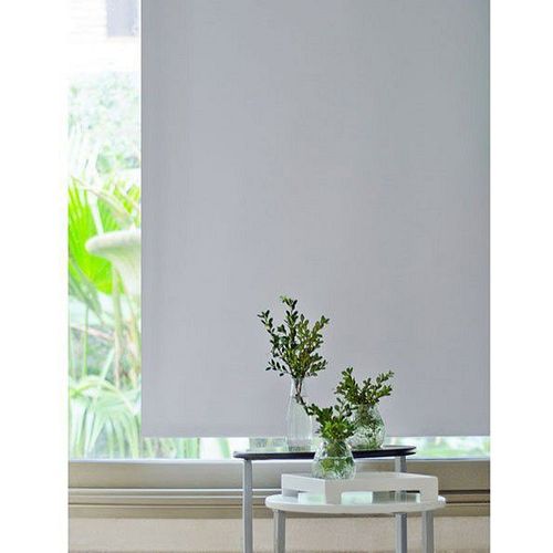 Cortina Roller F Black Out Blanco 160X165 Cm Cotidiana