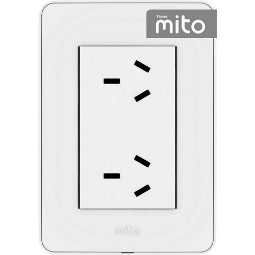 Linea Armada Mito Blanca Toma Doble 10A Jeluz