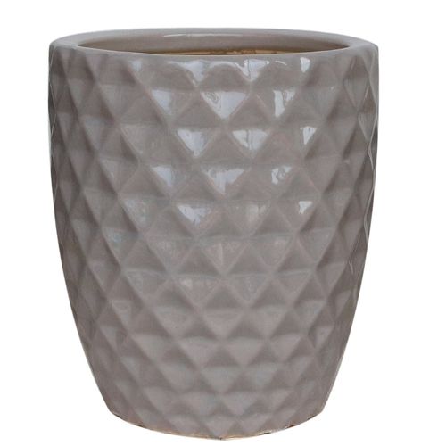Maceta Geo L Gris 23x29 Cm Outzen