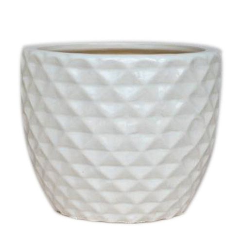 Maceta Geo S Blanco 14x16 Cm Outzen