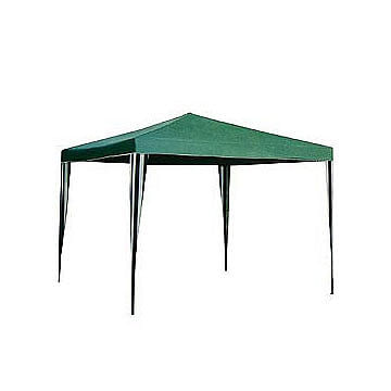 Gazebo Polyester 3x3x2.5 M Verde - Blanco Outzen