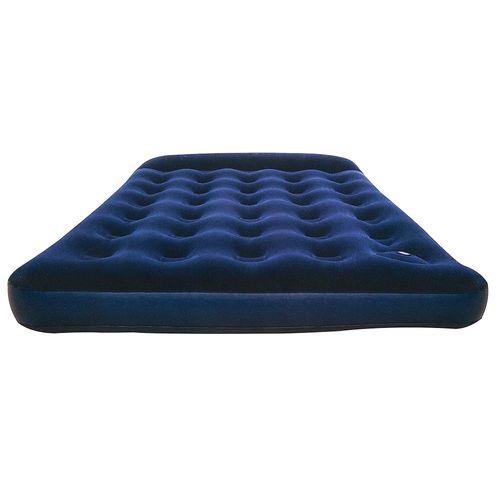 Colchón Camping Doble Con Inflador Azul Bestway