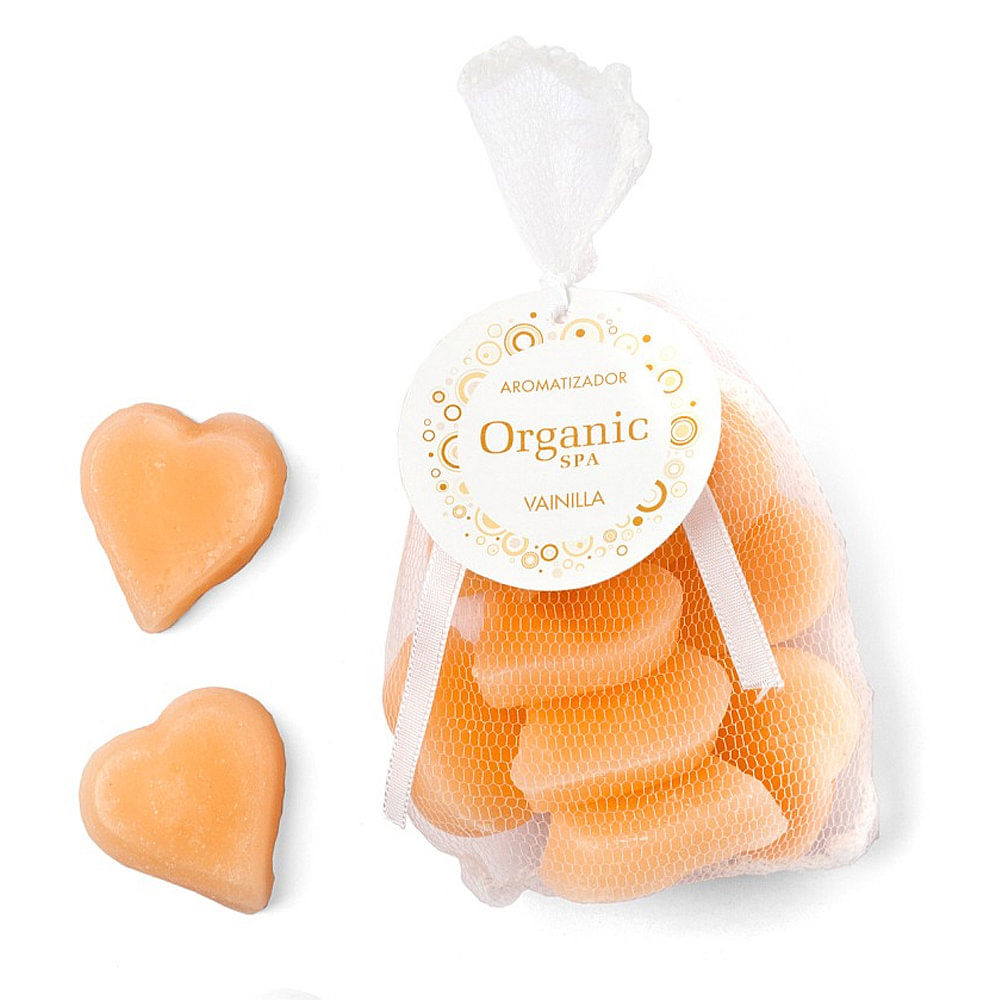 Pack Corazones Vainilla 9 Unidades Organic Spa