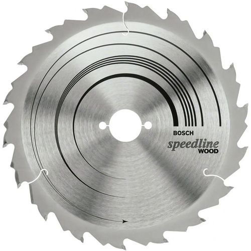 Hoja De Sierra Circular Plata Speedline Wood ø184 20 dientes Bosch