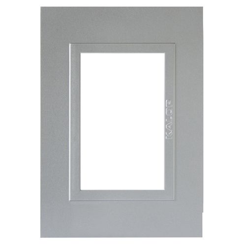 Placa Zen Metal Plata Kalop