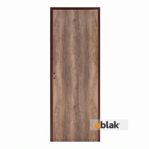 Puerta Teks Marco Chapa Nogal 70Cm Derecha Oblak