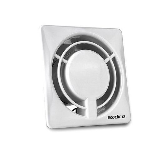 Extractor Para Baño Blanco Cuadrado Diámetro 15 Cm Ecoclima