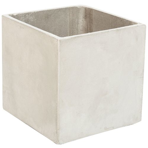 Maceta Cubo Fibrocemento 16 Kg Gris 35X35X35 Cm