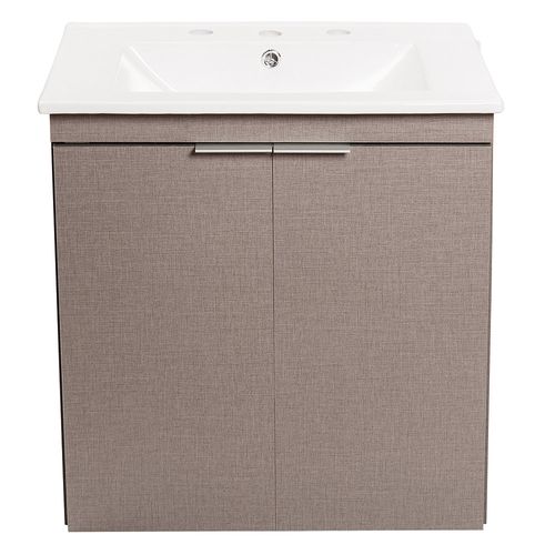 Vanitory Texturado Mesada Loza Next 60 Cm ABC Muebles