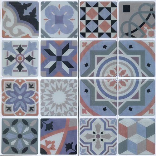 Vinilo Ceramico Calcareo Autoadhesivo 25,4 X 25,4Cm Muresco