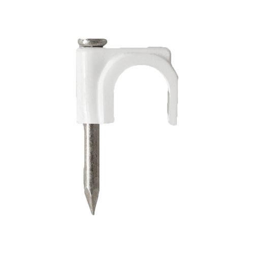 Grampa para Coaxil Rg6 Blanco 50Un Kalop