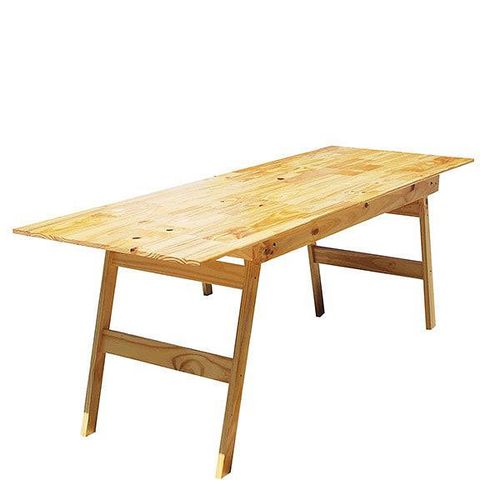 Mesa Plegable 2X0.70m Natural Victoria