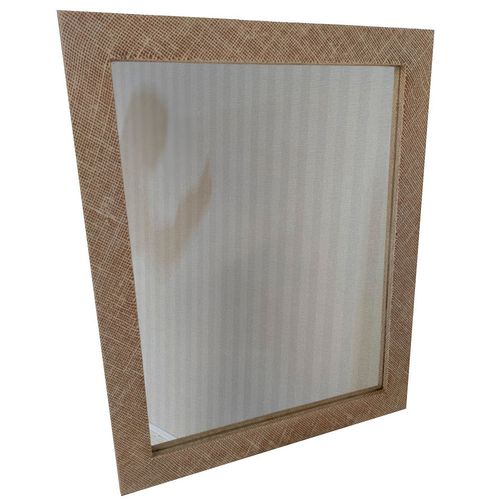 Espejo Resina Lino Beige PolyQuartz