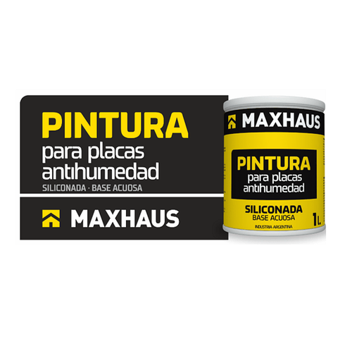 Pintura Placa Antihumedad Gris Perla X1L