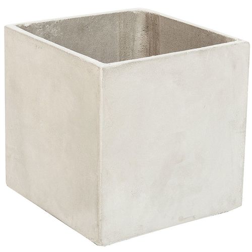 Maceta Cubo La Cioppa Fibrocemento 2,4Kg Gris 15x15x15Cm