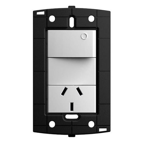 Línea Semiarmada 1 Interruptor + 1 Toma 10 A Pq Blanco Teclastar