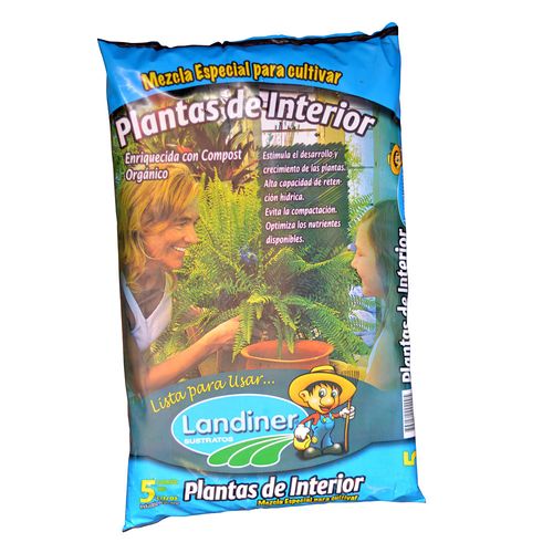 Sustrato Para Plantas De Interior x5Lts Landiner