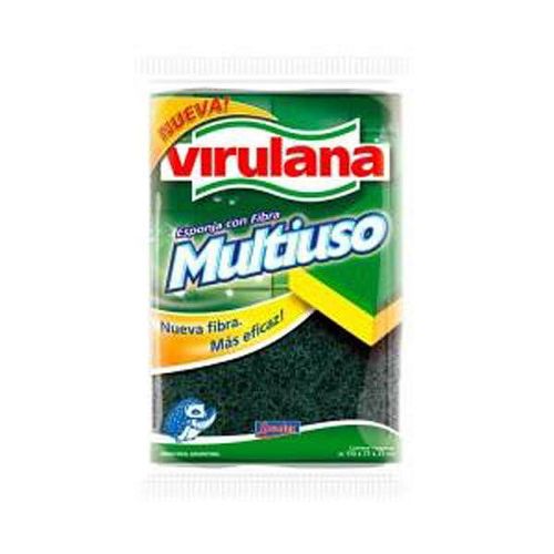 Esponja De Fibra Virulana Multiuso 1 Unidad