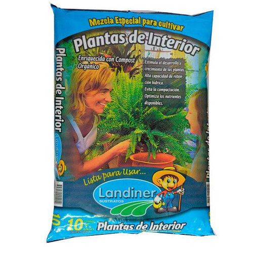 Sustrato Para Plantas De Interior 10Lts Landiner