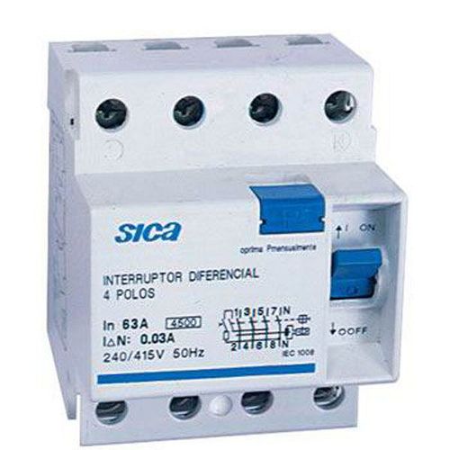 Interruptor Diferencial 4X40 A - 30 Ma Sica