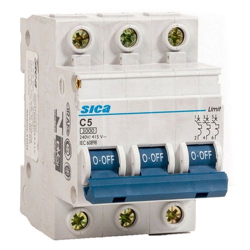 Interruptor Termomagnético 3x5A SICA