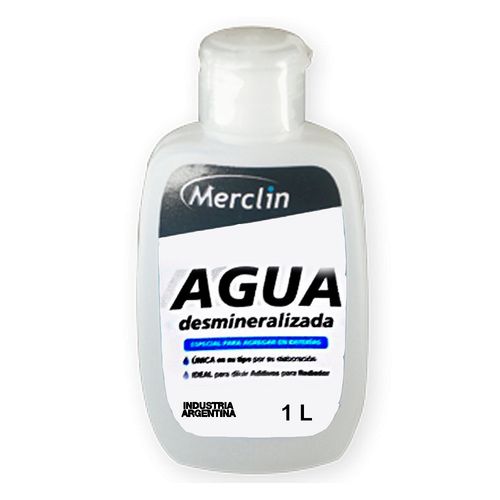 Agua Desmineralizada X 1 L Merclin