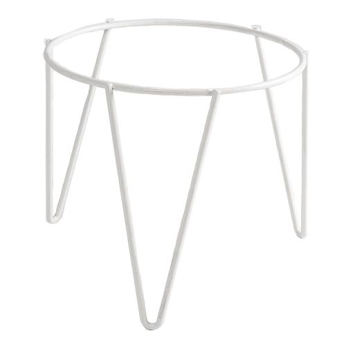 Pie Redondo Aro Don Emilio 18 Cm Blanco