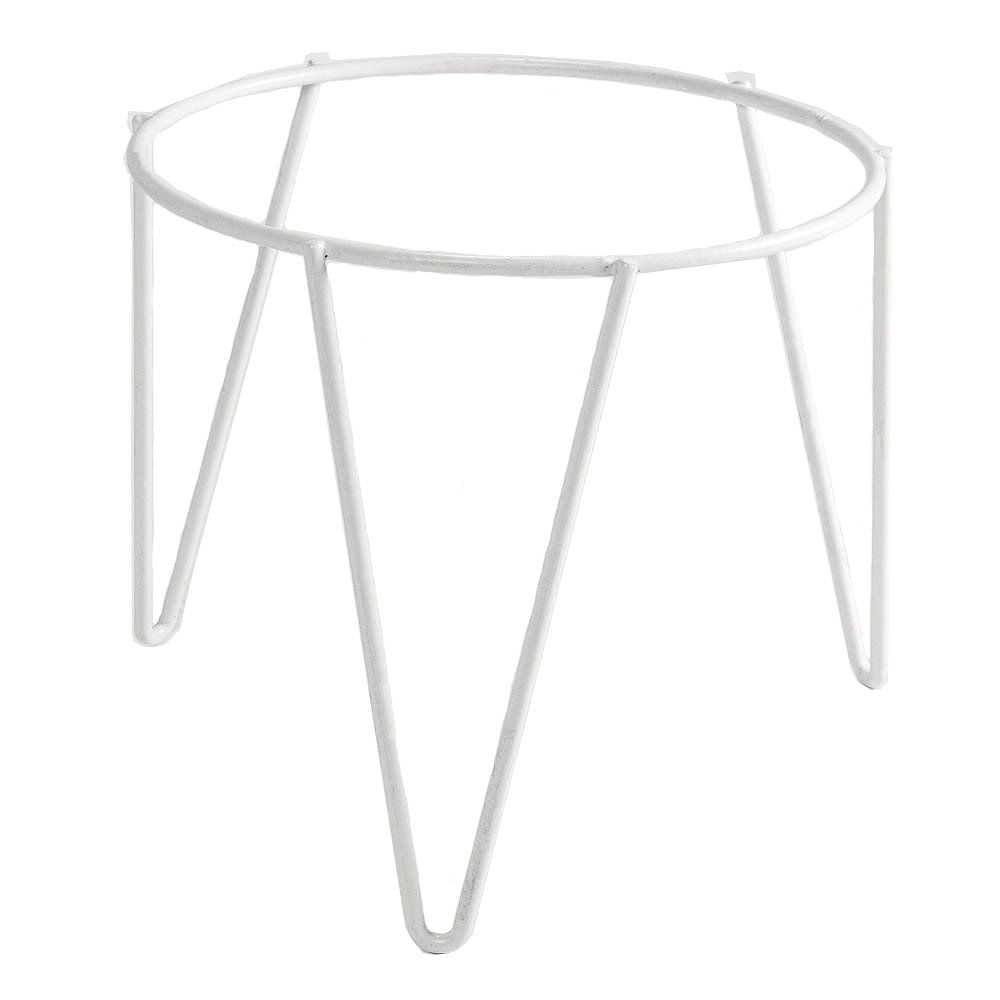Porta Macetas Hierro 60 Cm Blanco Redondo Don Emilio