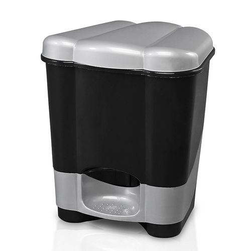 Cesto De Residuos Con Pedal Negro 12 L Star Company