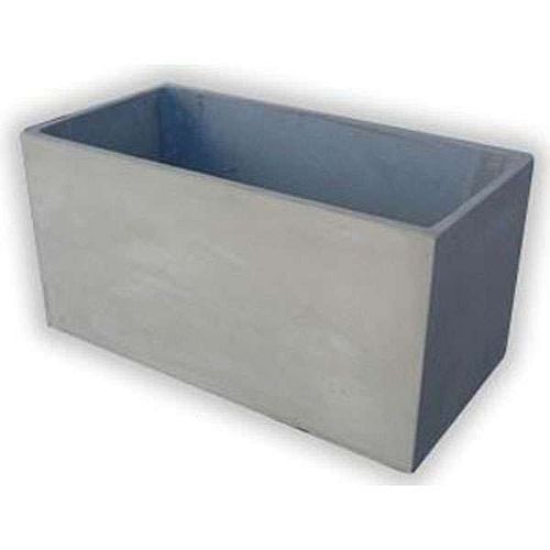 Maceta Jardinera Fibrocemento Gris 20X100X20 Cm La Cioppa