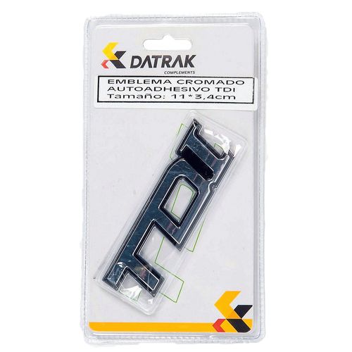 Emblema Cromado Autoadhesivo Tdi Dratak