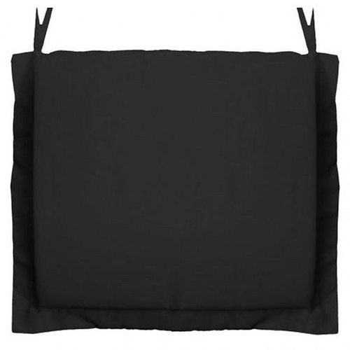 Almohadón Silla Valen Con Cierre Negro 3,5X37X35 Cm Zukatek