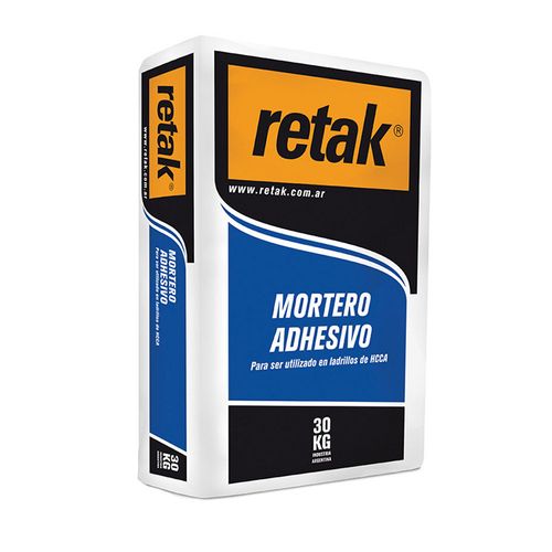 mortero adhesivo 30kg retak