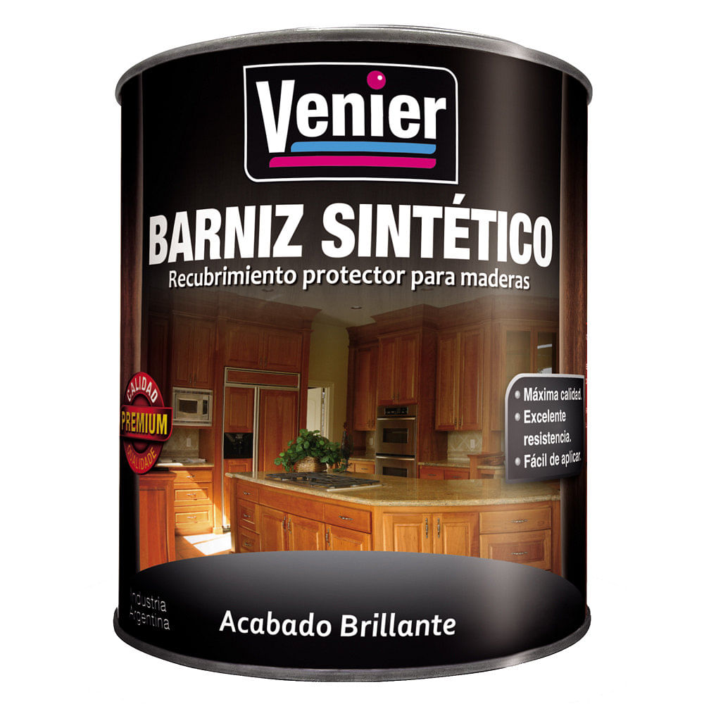 Barniz Sintético Transparente Brillante 500 Ml Venier