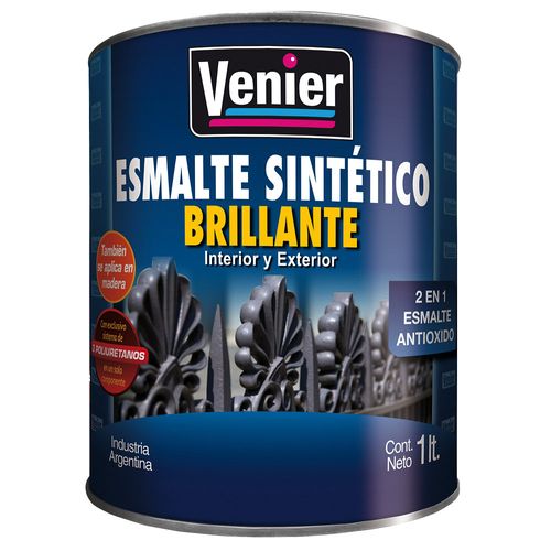 Esmalte Sintético 3P Interior/Exterior Cedro Brillante x1Lt Venier