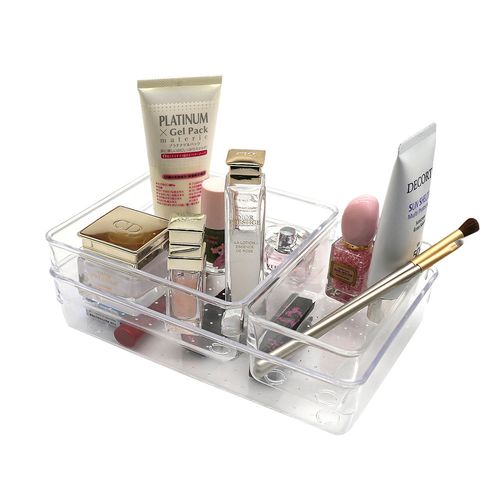 Set De 3 Organizadores Para Maquillaje Cajón Acrílico Cotidiana