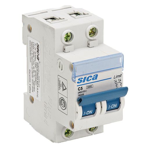 Interruptor Termomagnético 2X5A Sica