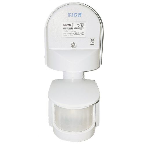 Sensor de Movimiento para Exterior 180° Blanco SICA