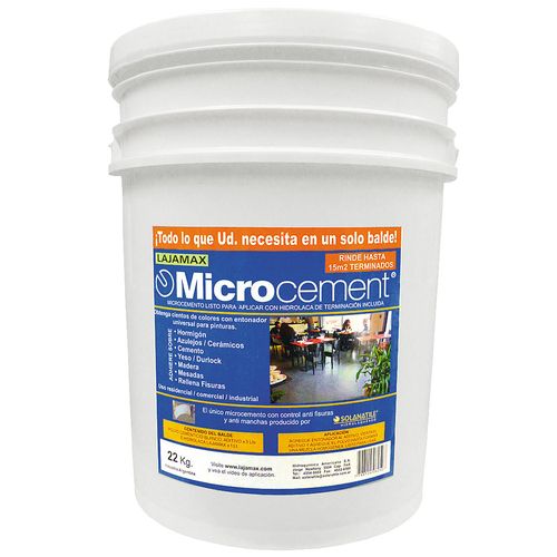 Microcemento Premium Para Revestir y Decorar Pisos y Muros 22Kgs