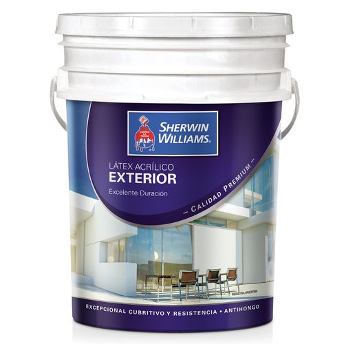 Latex Exterior Acrílico Blanco 20 L Sherwin Williams