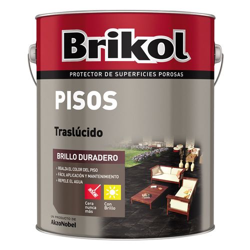 Pisos Negro 4Lts Brikol