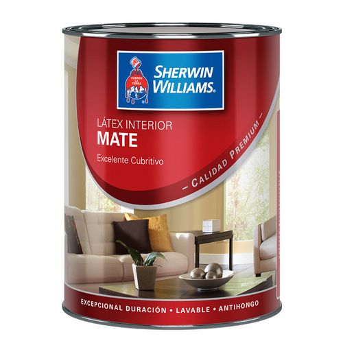 Latex Interior Mate 1Lts Sherwin Williams