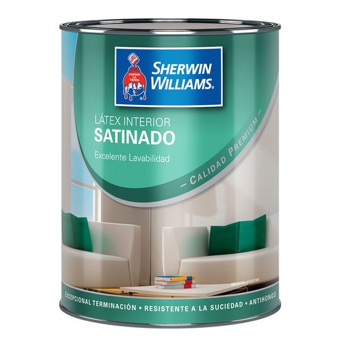 Latex Interior Satinado 1 L Sherwin Williams