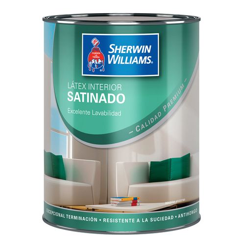 Latex Interior Satinado 1Lt Sherwin Williams