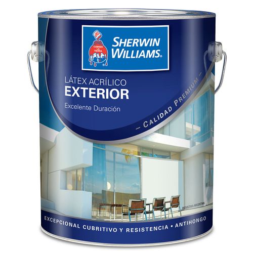 Latex Exterior Acrílico Negro 1 Lts Sherwin Williams