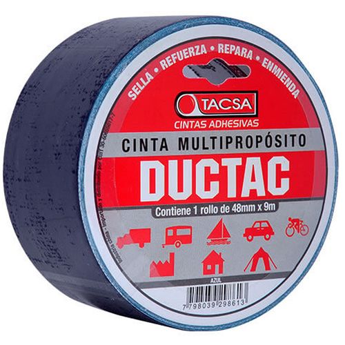 Cinta Ductac Para Ductos Azul 48Mmx9M